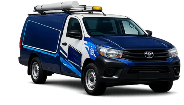 Balmain Blocked Drains service van